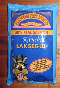 KRONCH Lakseguf Snack für Hunde