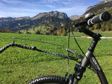 Zugvorrichtung mit Antenne
