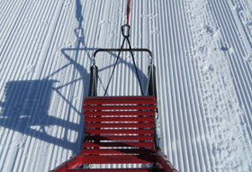 Befestigung Zugleine am Kicksled